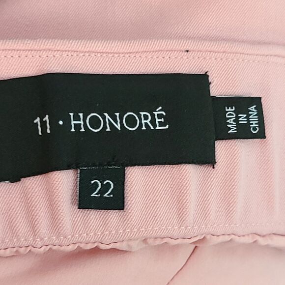 New 11 Honoré Women's (22) Pink Lined Mini Pencil Skirt MSRP $128 - Picture 8 of 11
